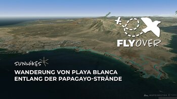 Playa Blanca entlang der Papagayo-Strände wandern – Flyover