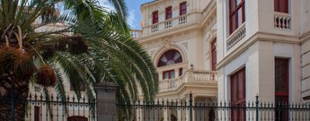 der Aussenbereich des Palacete Rodríguez Azero in La Laguna