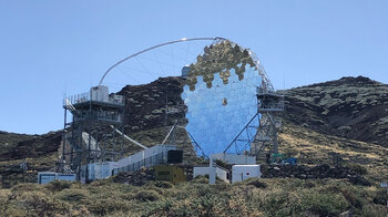 Spiegelteleskop am Observatorio del Roque de los Muchachos