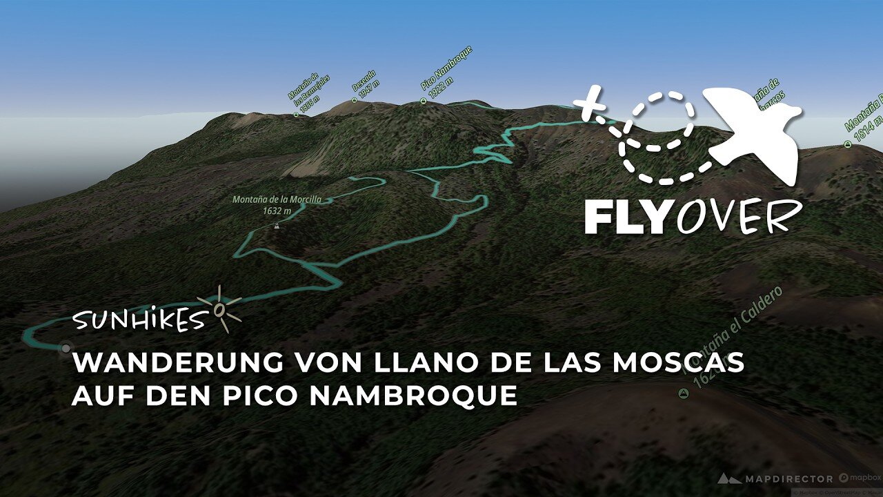 Im Reich der Vulkane auf La Palma: Der Pico Nambroque und Hoyo Negro im 3D-Flyover Video