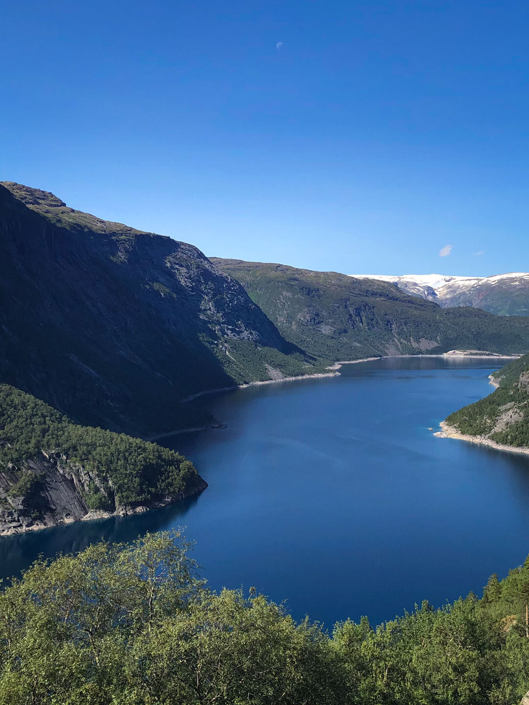 weite Sicht über den Ringedalsvatnet