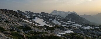 Bergpanorama in den Berchtesgadener Alpen