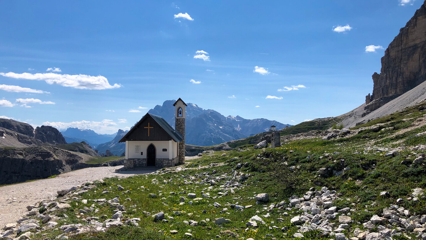 historische Bergkapelle Cappella degli Alpini