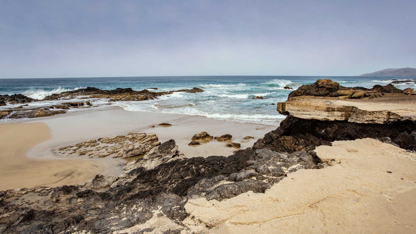 Gezeitenstrand an der Playa Agua Liques