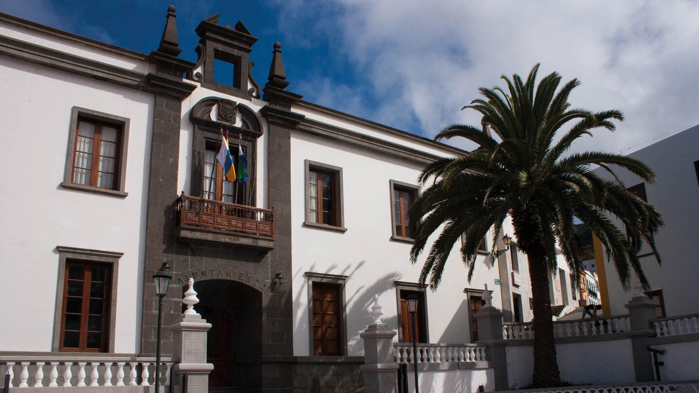 das Rathaus im Zentrum Valverdes der Hauptstadt von El Hierro