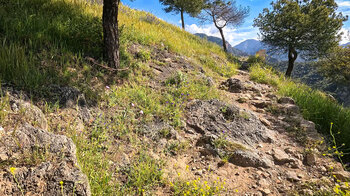 Aufstieg von Frigiliana zum Acequia Lízar