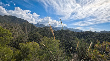 Bergpanorama am Acequia Lízar