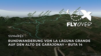 Auf das Dach La Gomeras: 3D-Flyover von La Laguna Grande zum Alto de Garajonay