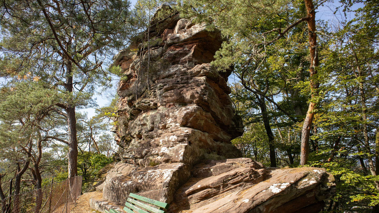am Felsmassiv des Jungfernsprungs am Felsmassiv des Jungfernsprungs