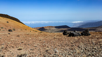 Blick über La Fortaleza bis zum Valle de Orotava