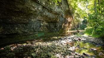 Genießerpfad Gauchachschlucht bei der Lochmühle