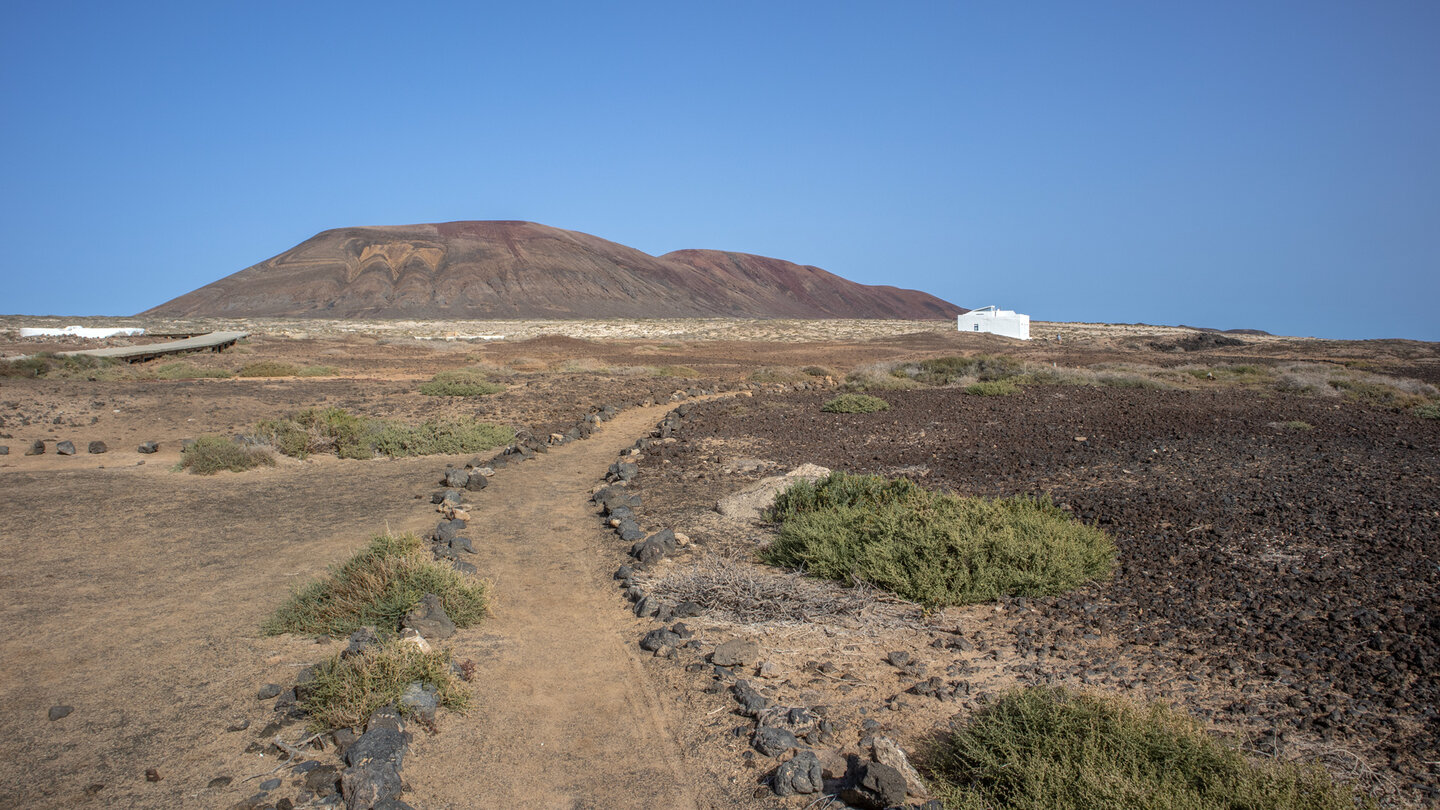 Wanderweg entlang der Ostküste La Graciosas