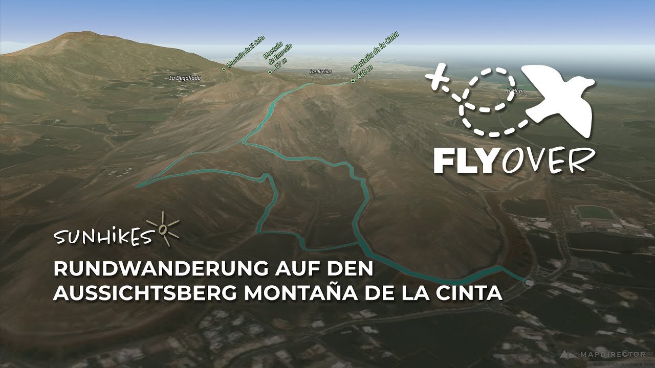 Rundwanderung auf den Aussichtsberg Montaña de la Cinta – Flyover