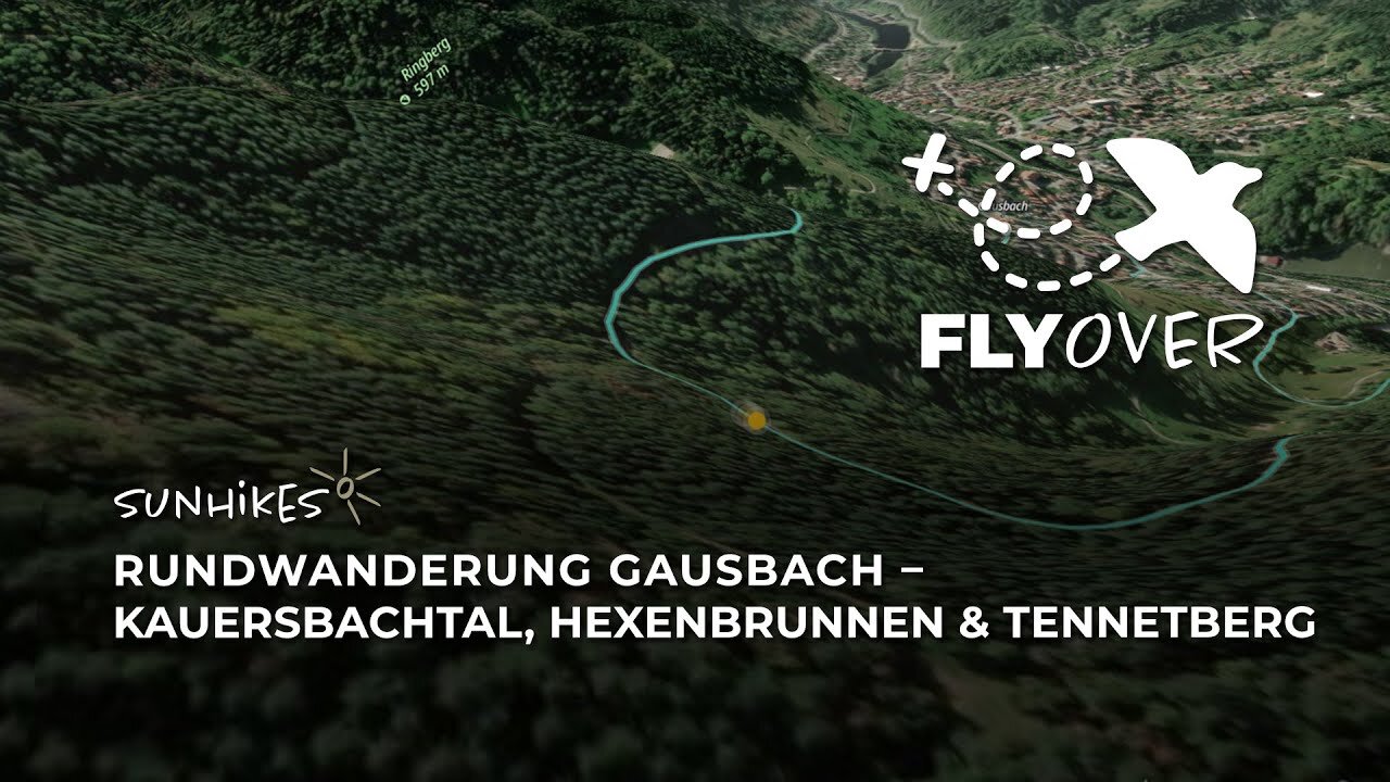 Rundwanderung Gausbach: Kauersbachtal, Hexenbrunnen und Tennetberg – Flyover
