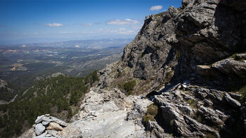 Ausblick am Pass Collado del Salto del Caballo
