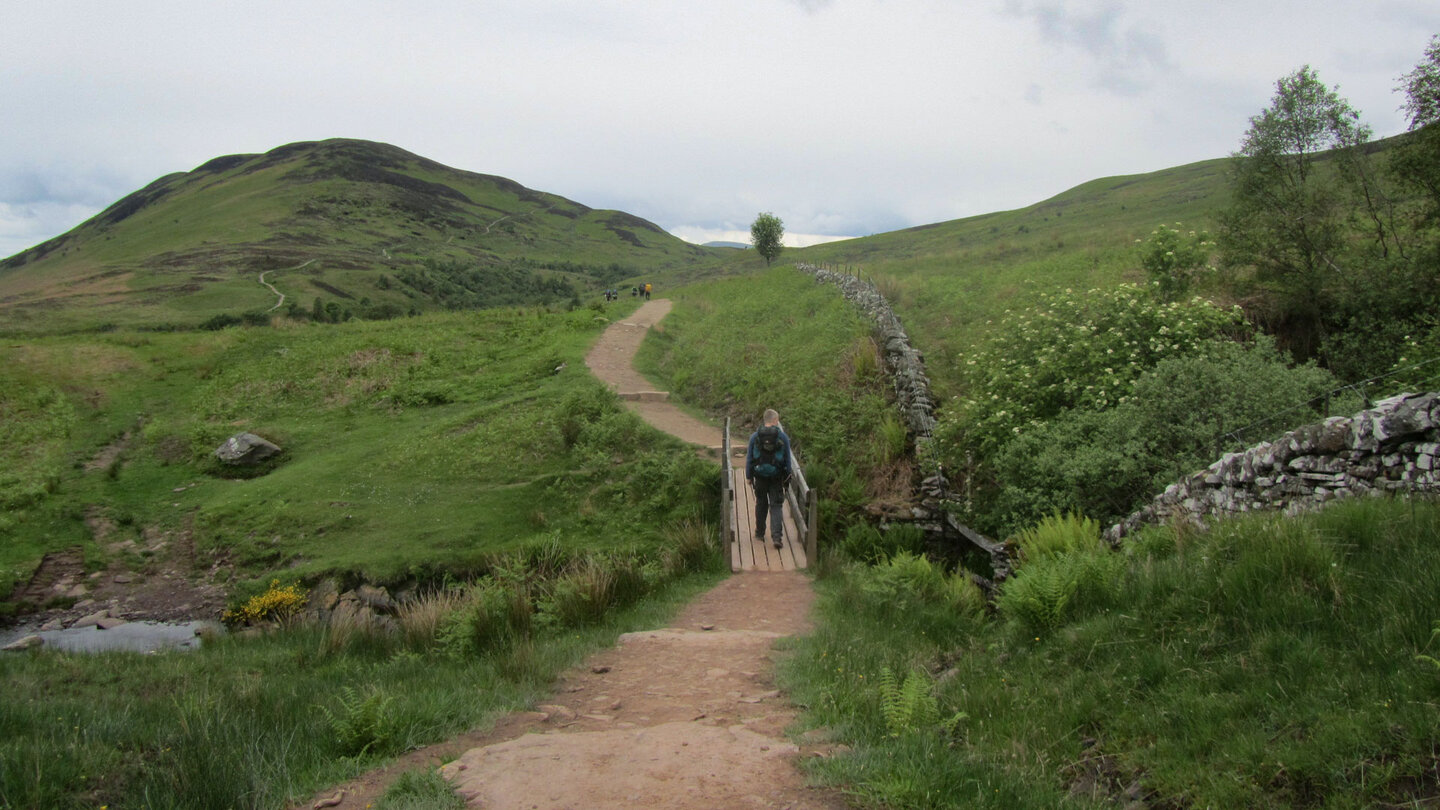 breiter Weg zum Conic Hill am Loch Lomond