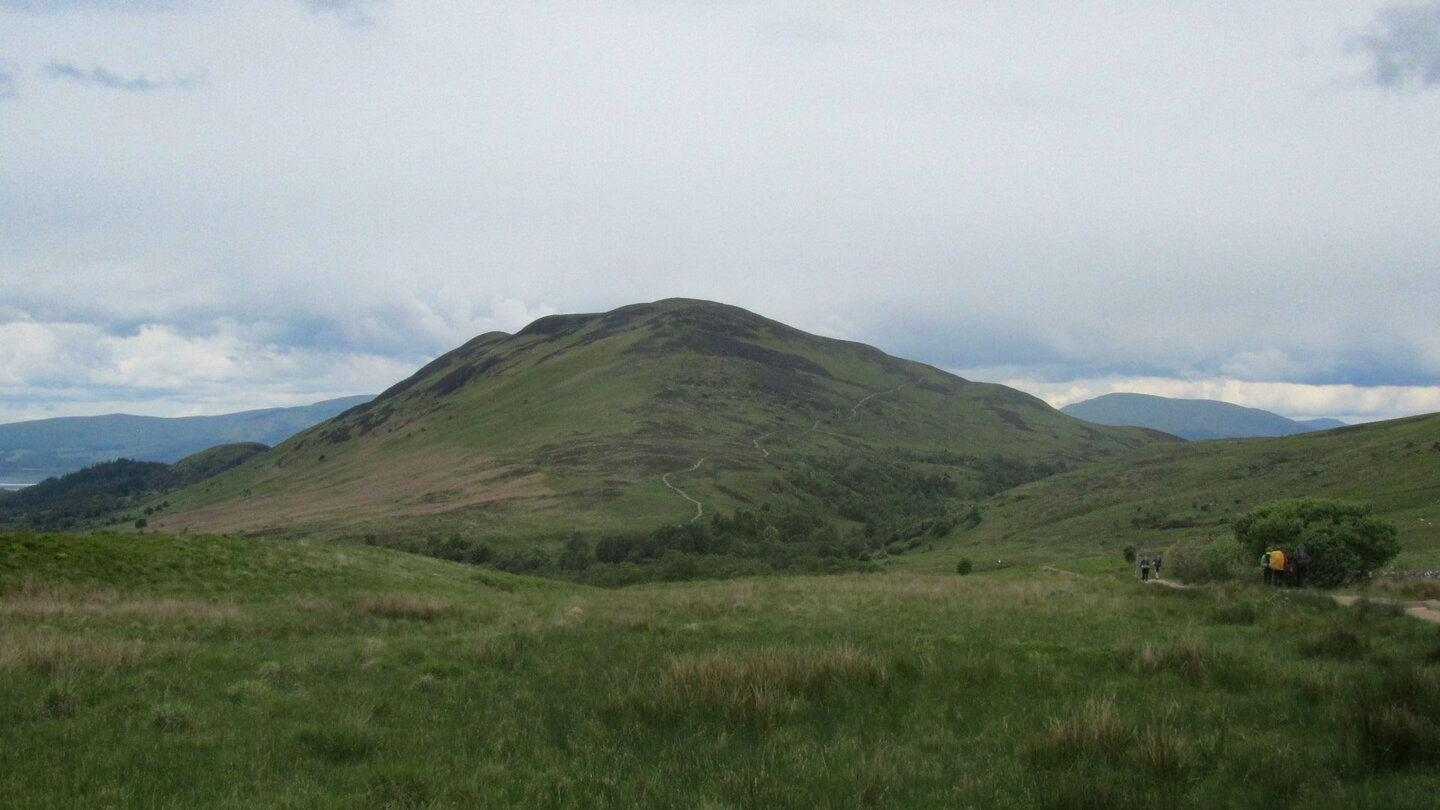 Conic Hill auf der zweiten Etappe des West Highland Way