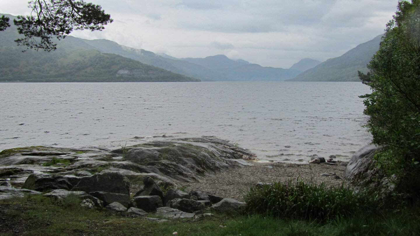 Panorama am Loch Lomond