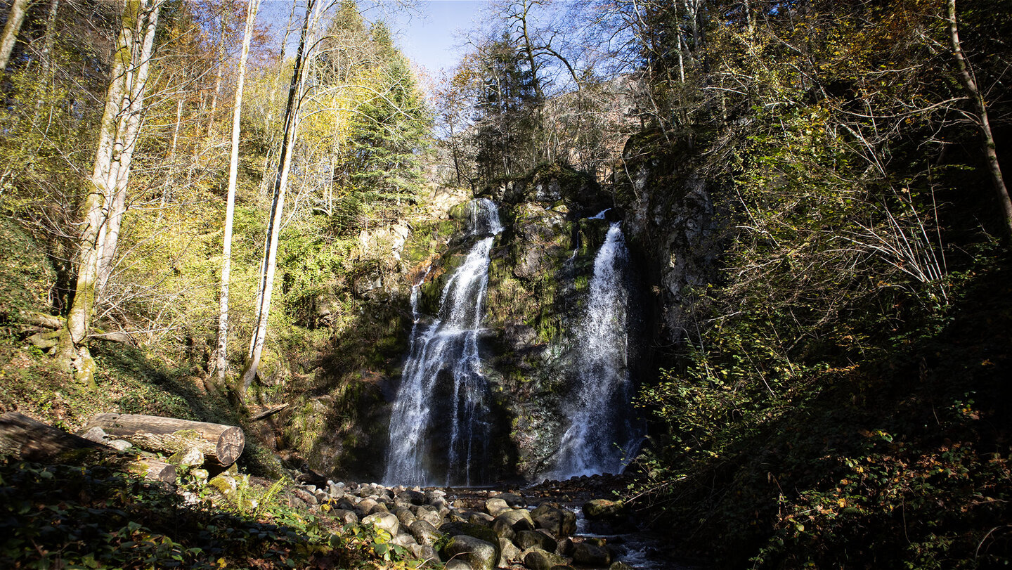 Wasserfall Cascade du Heidenbad bei Wildenstein