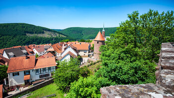 die Bergfeste Dilsberg am Neckar