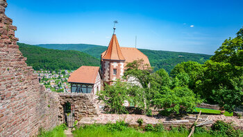 Kommandantenhaus der Burg Dilsberg am Neckar