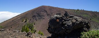 Blick zum Gipfel des Pico Birigoyo