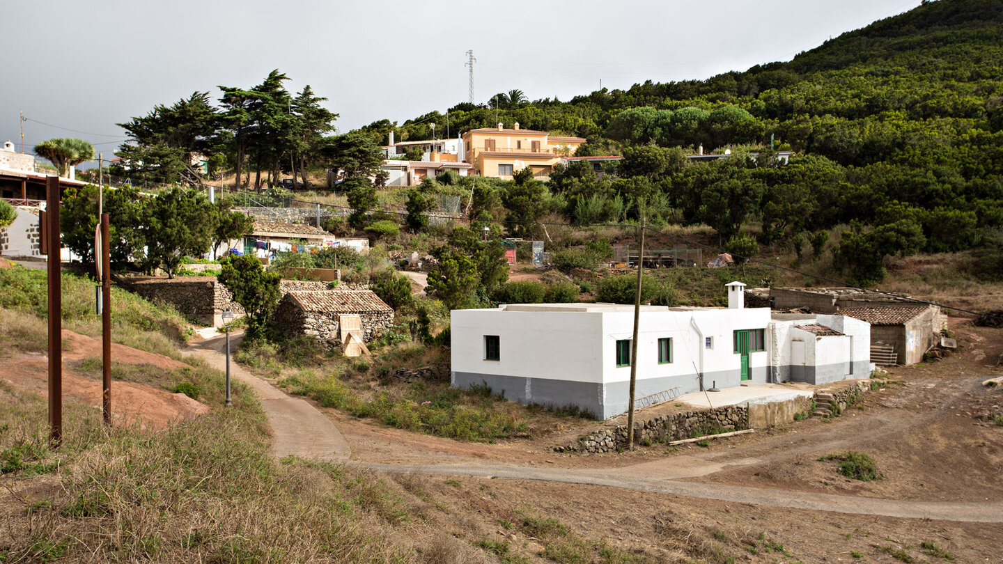 die kleine Siedlung Los Bailaderos in Teno Alto