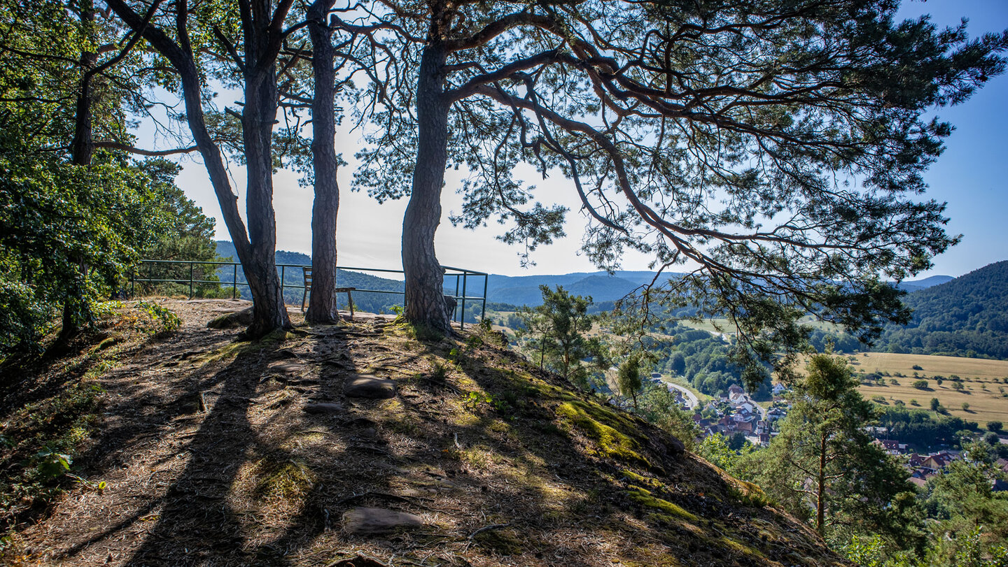 Aussichtspunkt Eichelbergplatte im Dahner Felsenland.