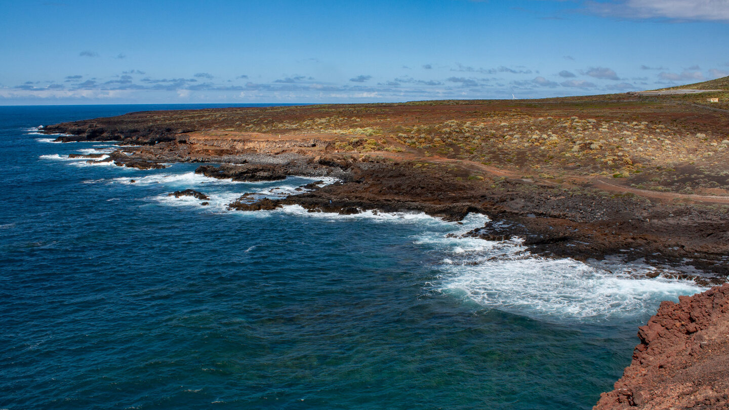 der erste Streckenabschnitt der Wanderung entlang der Küste bei Punta de Teno