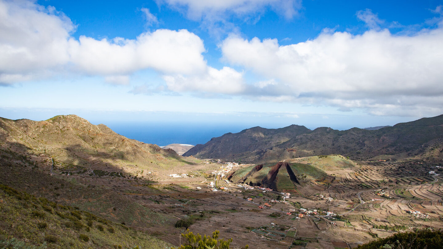 das Valle de El Palmar mit dem markanten Montaña del Palmar