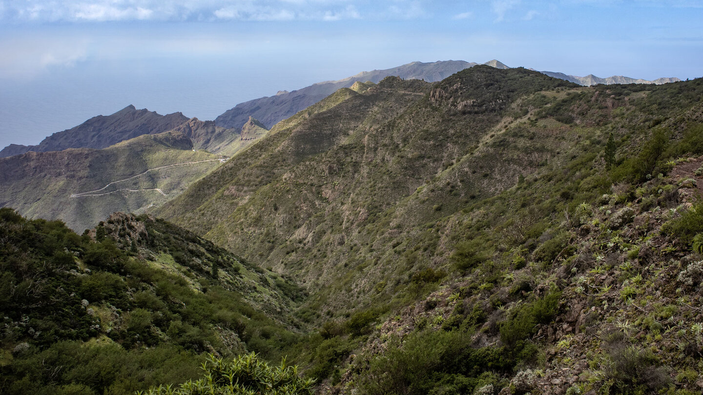 Ausblick übers Teno-Gebirge bis Teno Alto