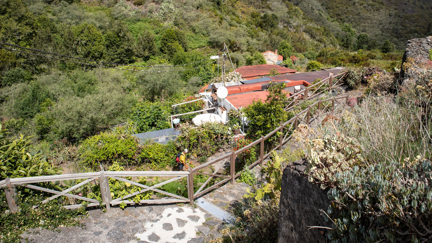 Beginn des Camino Cuevas Negras in Erjos