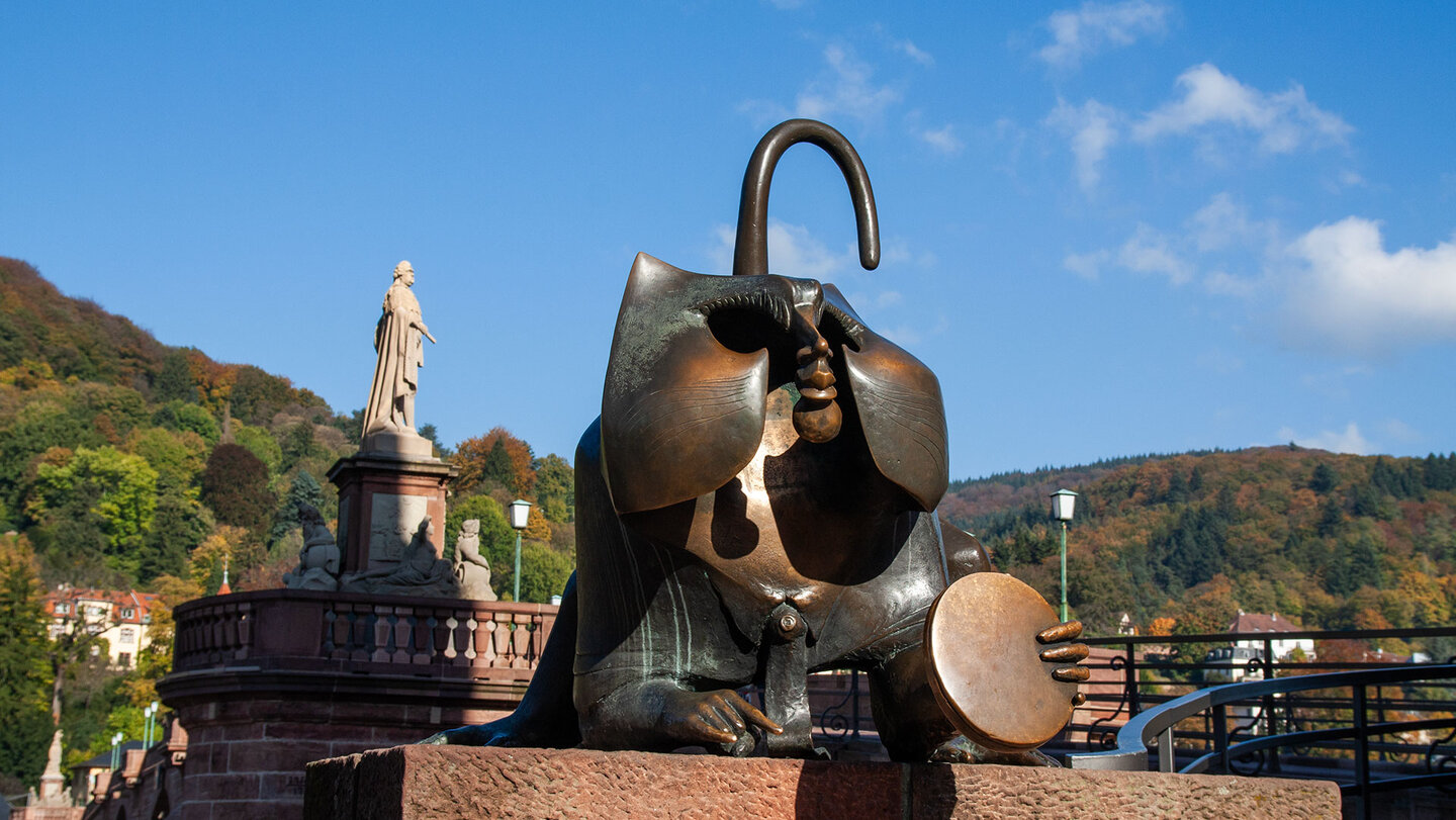 der Brückenaffe – historisches Wahrzeichen der Stadt Heidelberg der Brückenaffe – Wahrzeichen der Stadt Heidelberg
