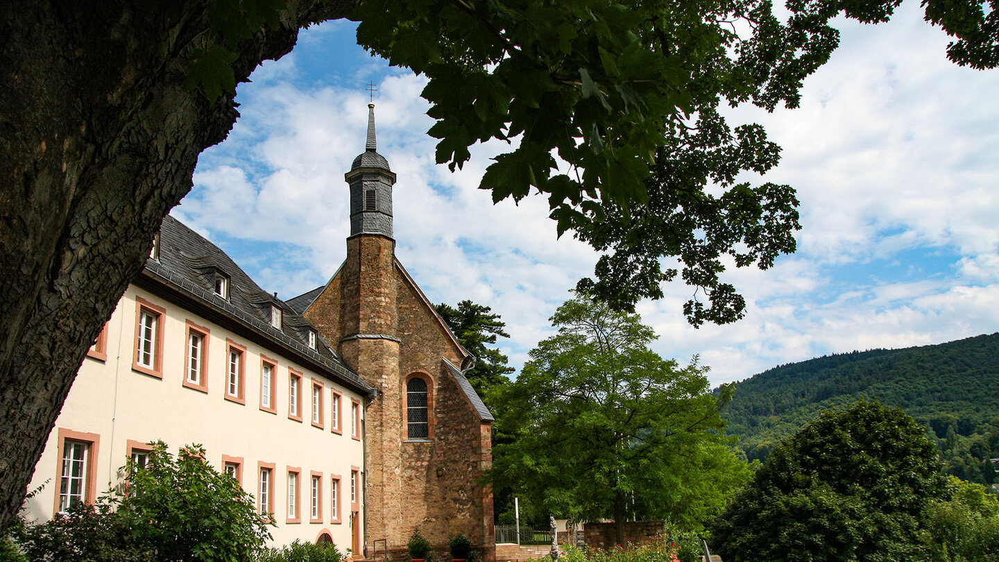 Klosteranlage des Stift Neuburg in Heidelberg Klosteranlage des Stift Neuburg in Heidelberg