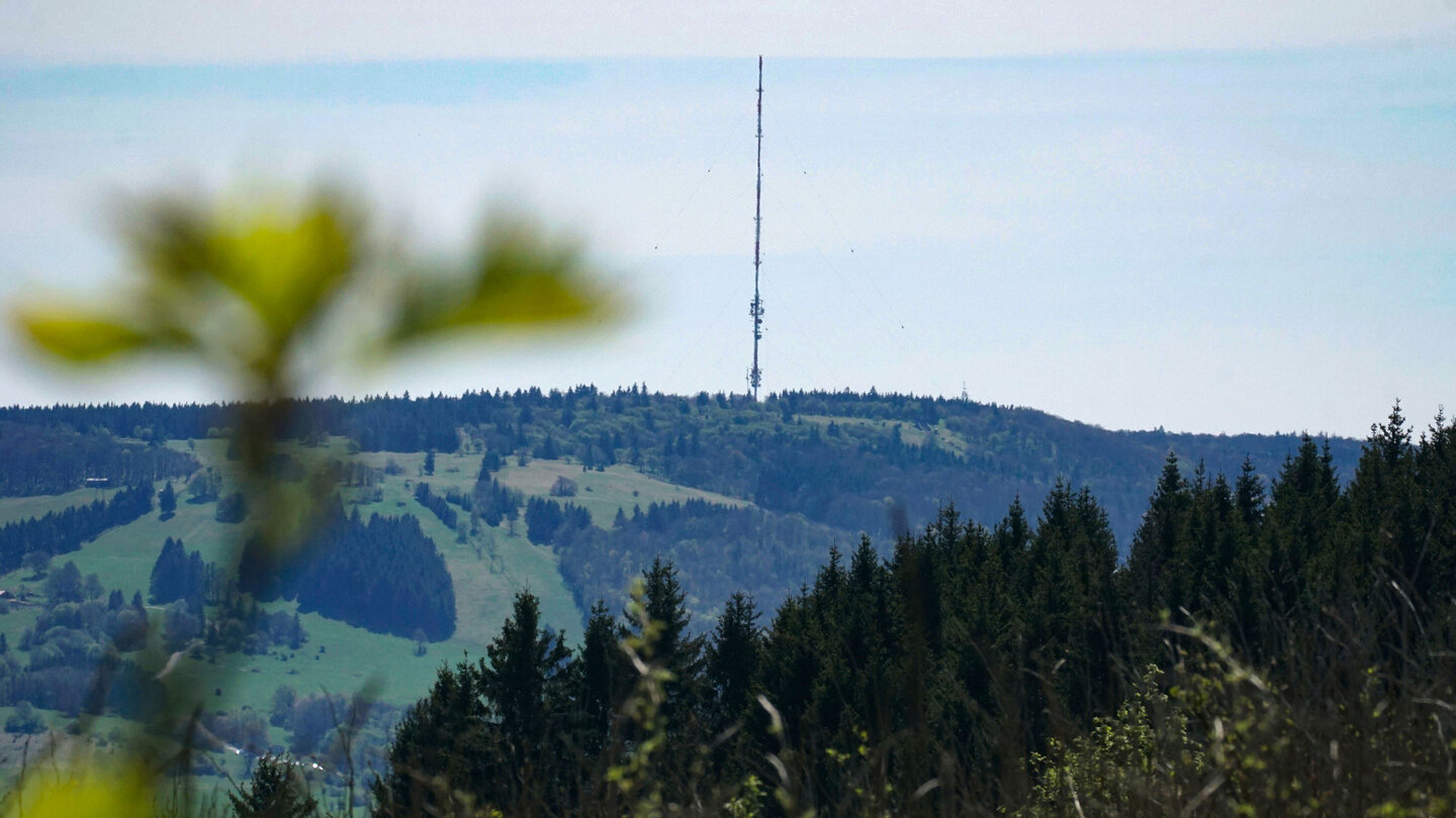 Blick auf den Heidelstein der Blick auf den Heidelstein