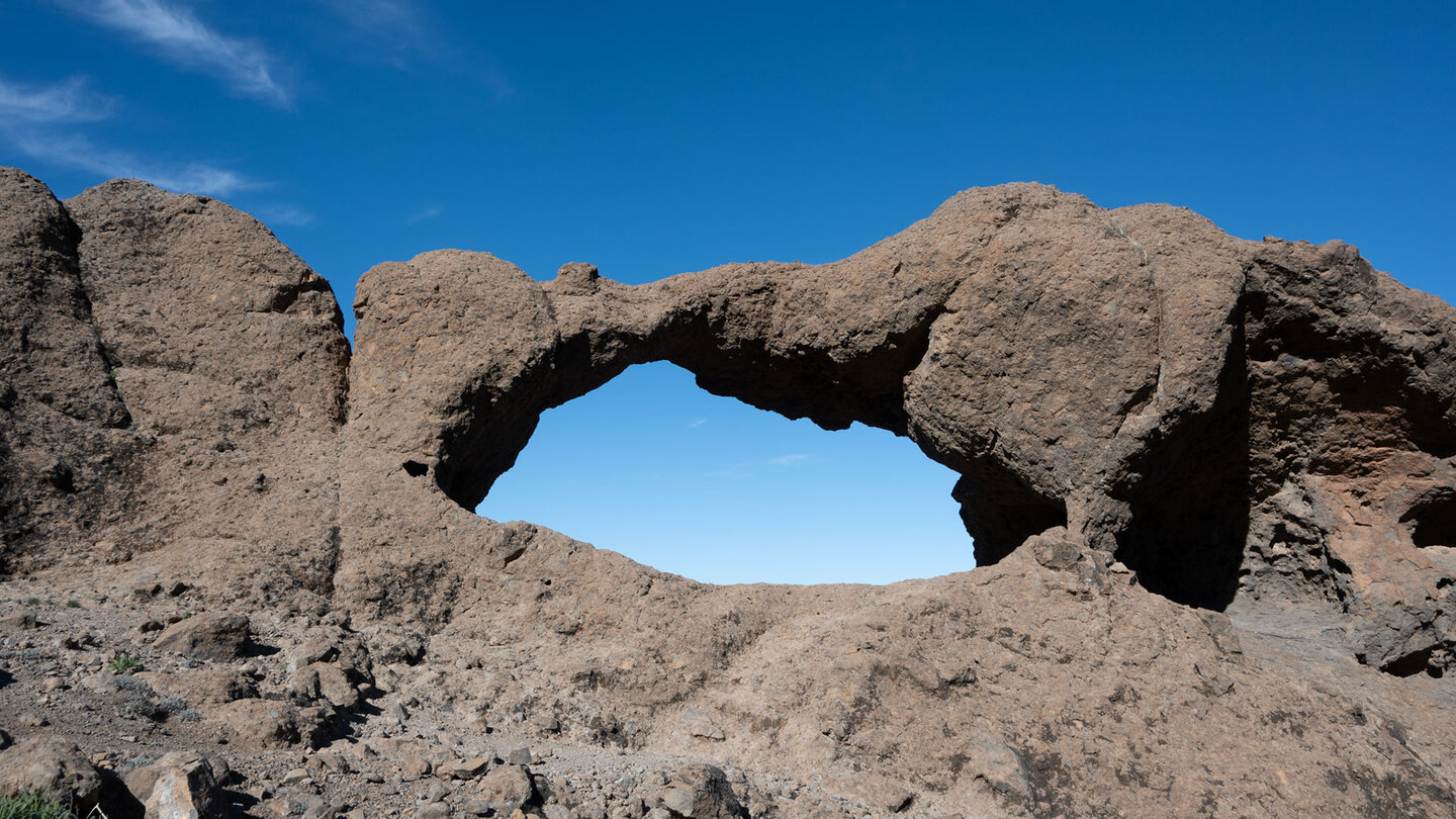 das Ventana del Bentayga gleicht zwei Elefanten