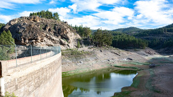 der Stausee Presa de los Hornos