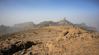 Blick vom El Montañón zum Roque Nublo