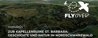 Wanderung zur Kapellenruine St. Barbara in Karlsbad – Flyover