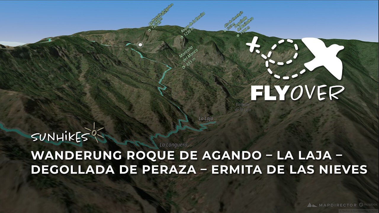 Imposante Vulkanfelsen & Weitblicke: 3D-Flyover vom Roque de Agando zur Ermita de las Nieves