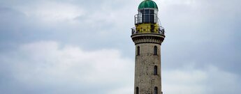 der Leuchtturm von Warnemünde