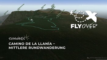 Durch verwunschene Nebelwälder zum Vulkankrater: 3D-Flyover am Camino de la Llanía