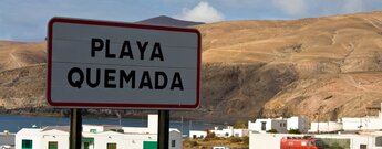 auf dem Weg nach Playa Quemada auf Lanzarote