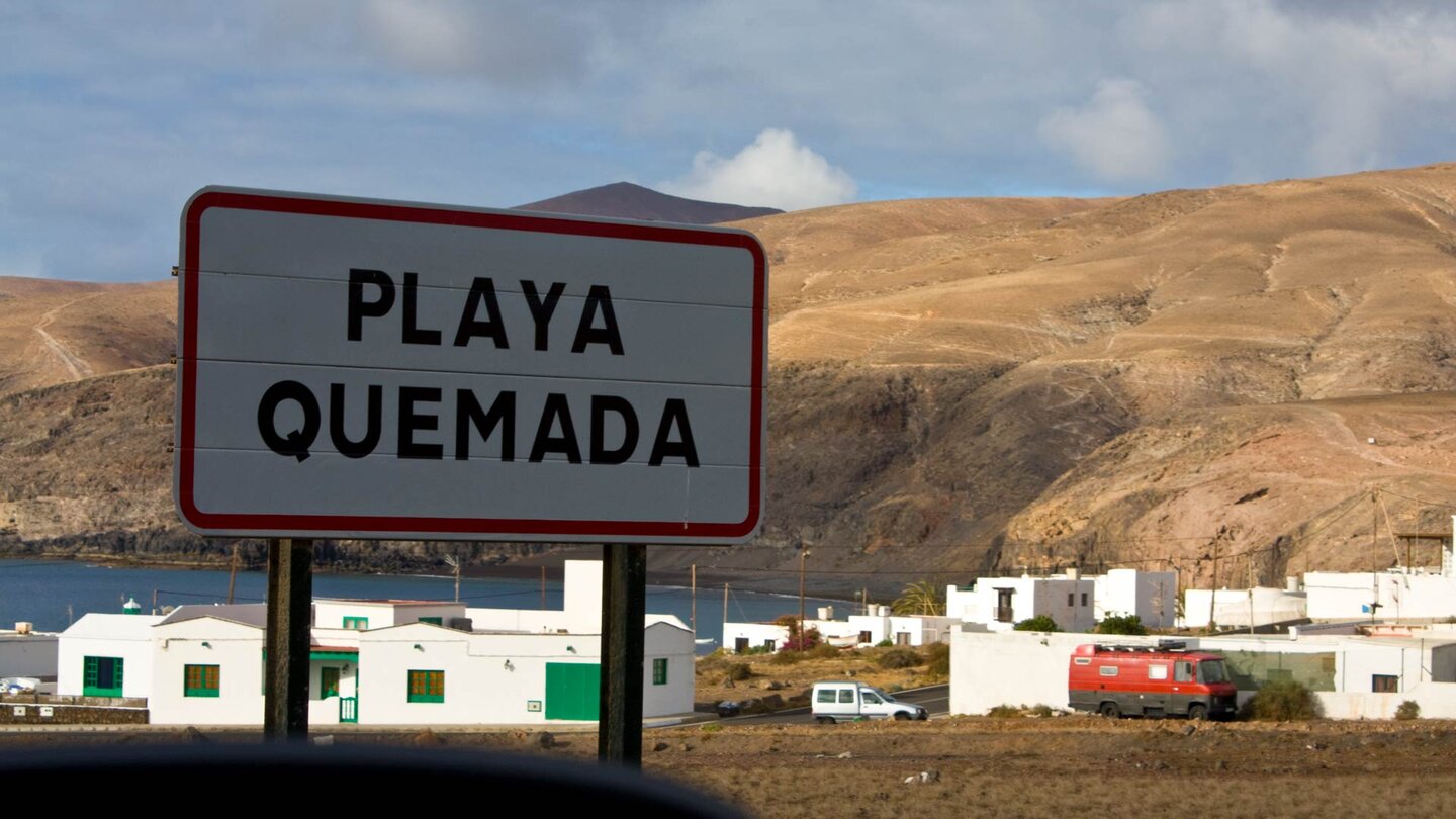 auf dem Weg nach Playa Quemada auf Lanzarote