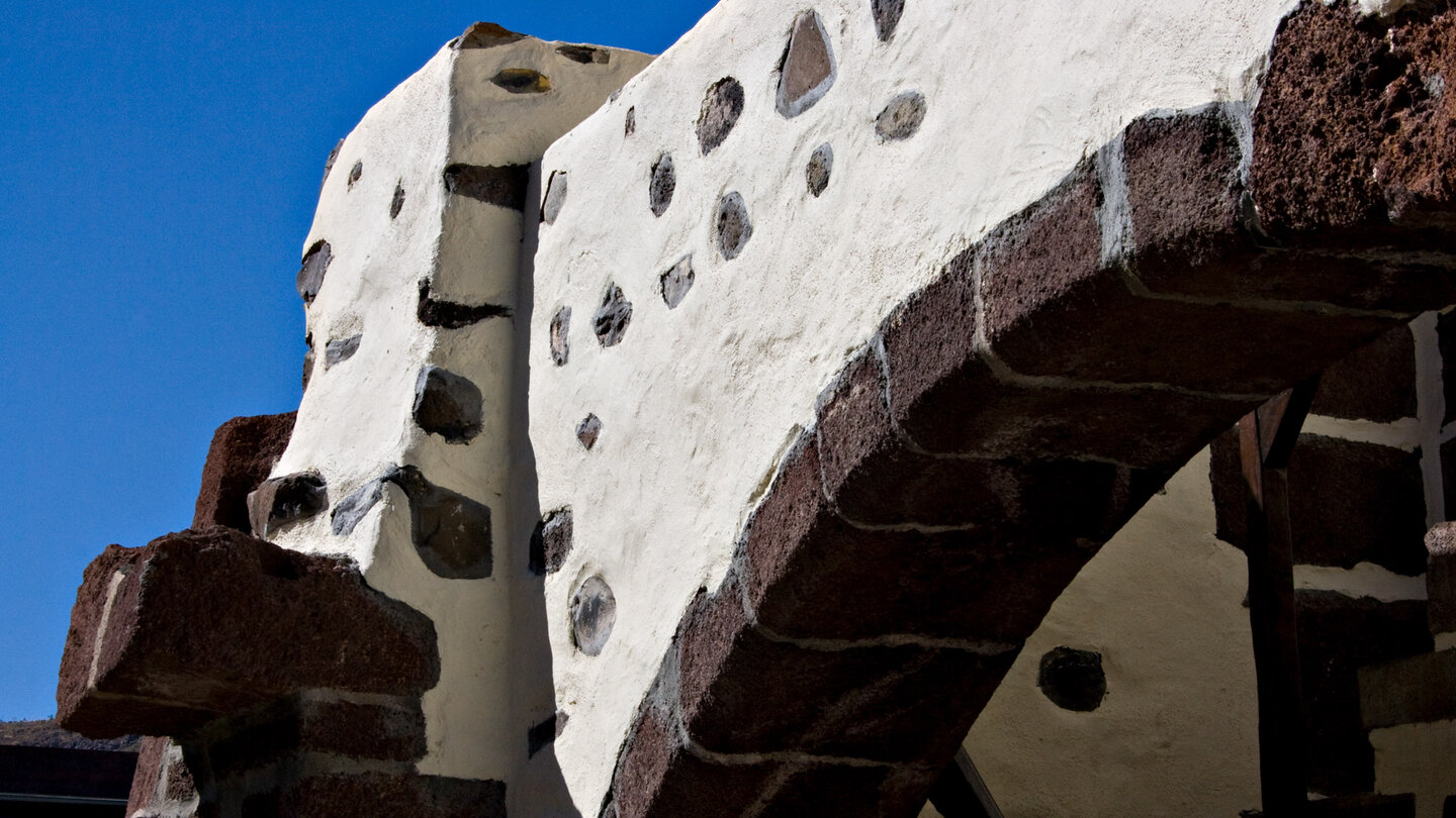 Fassadendetail am Torre del Conde in San Sebastián de la Gomera