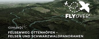 Felsenweg Ottenhöfen – Wanderung durch Felsen, Aussichten und Schwarzwaldpanoramen – Flyover