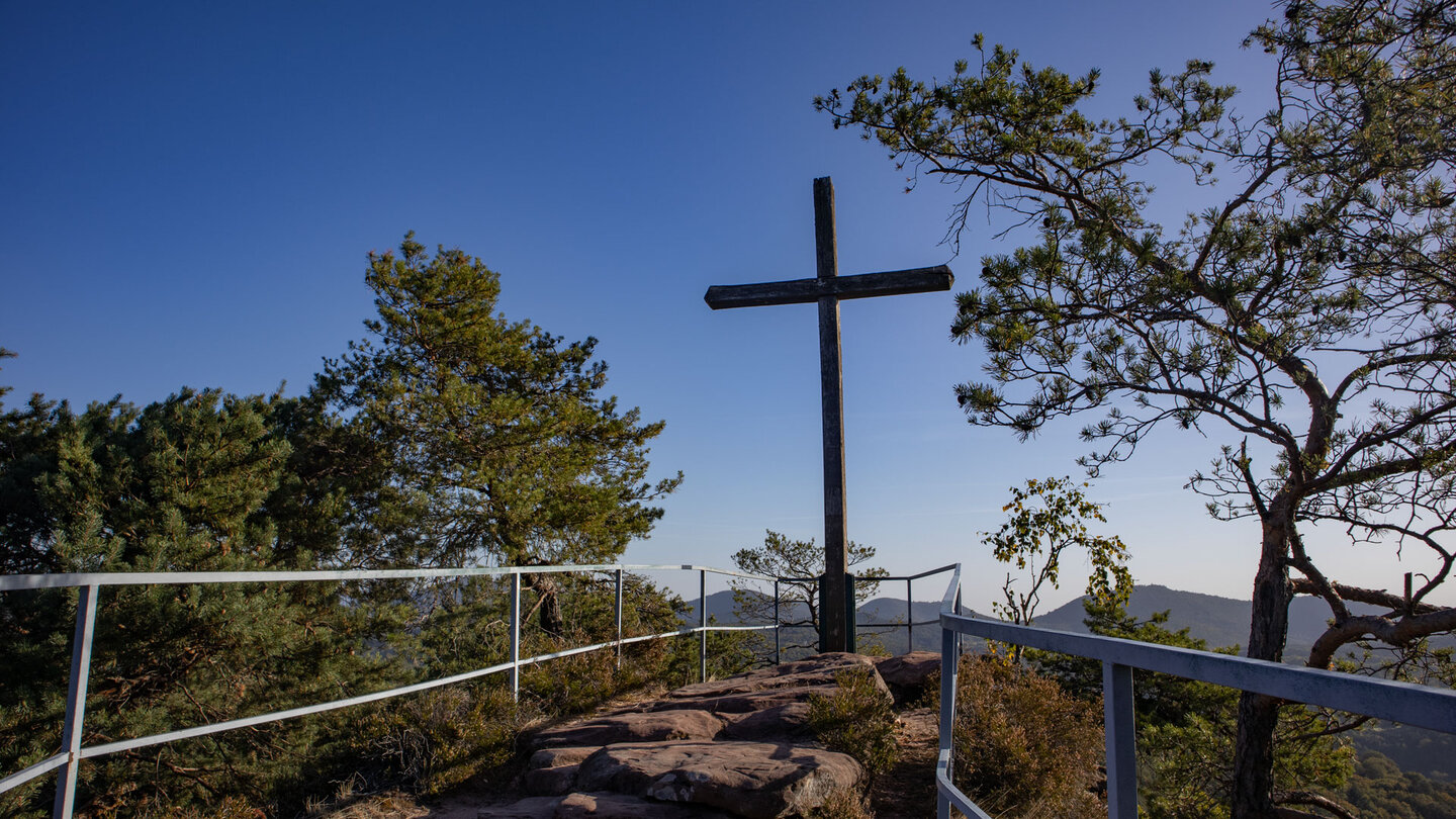 Aussicht vom Felsplateau des Schweinsfelsens