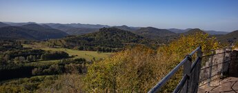 Fernblick von der Burgruine Lindelbrunn