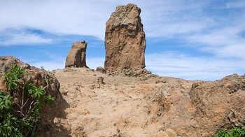 Felsenansicht am Roque Nublo auf Gran Canaria