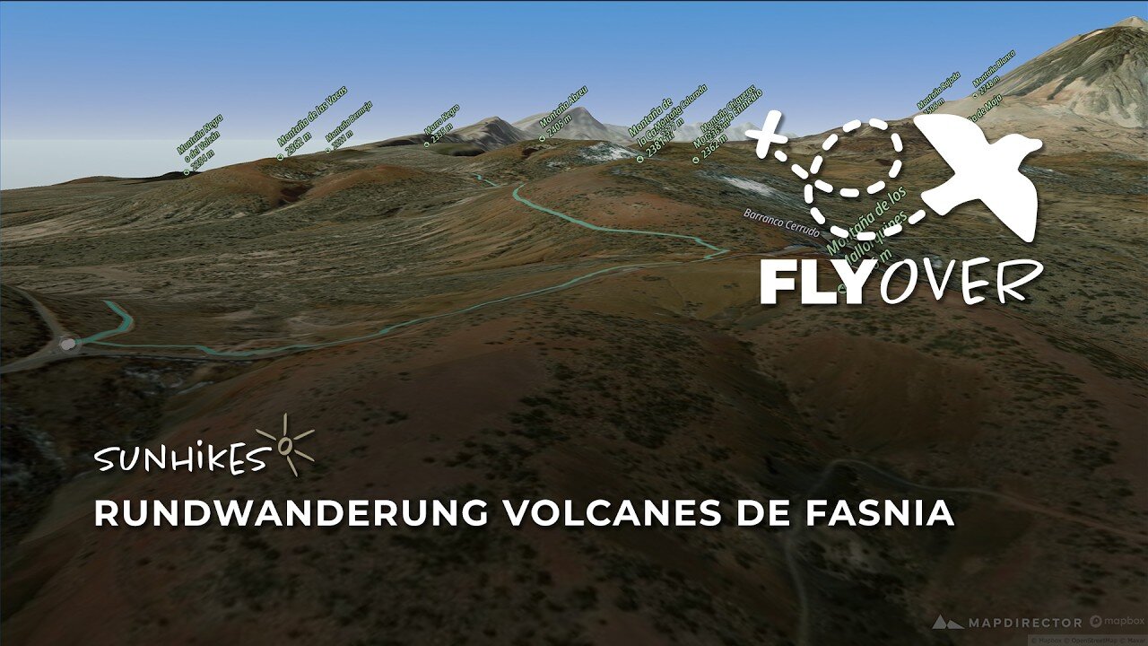 Faszinierende Vulkanlandschaften Teneriffas erleben (3D-Flyover Video)